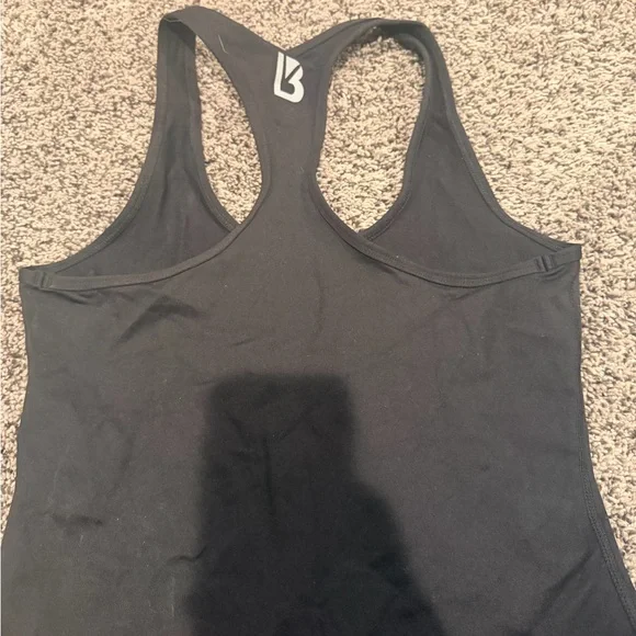 BuffBunny razorback Black Tank Top - Picture 2 of 4